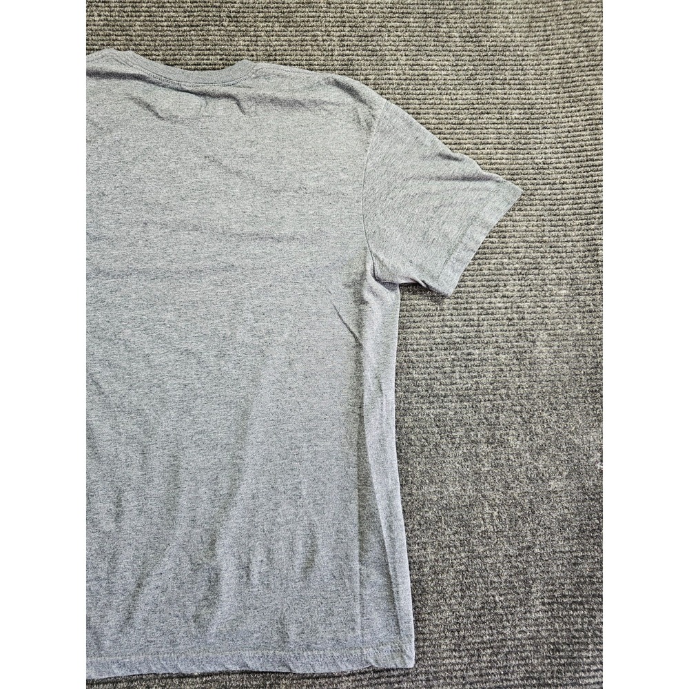 Majestic T Shirt Mens L Heathered Gray Chicago Cubs Baseball MLB Graphic Print - Picture 8 of 13